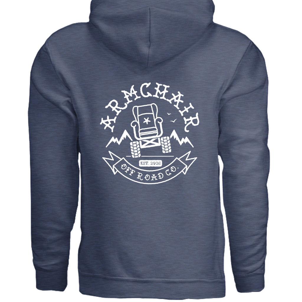 Heather Sport Dark Navy - G185 - BACK