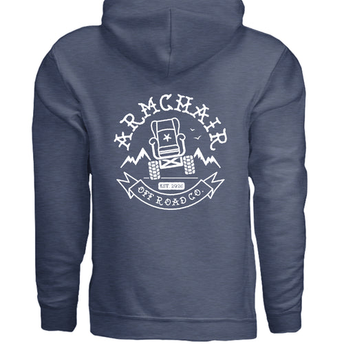 Heather Sport Dark Navy - G185 - BACK